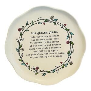 DEI "The Giving Plate"The Plate That Has No Owner And It's Journey Never Ends”